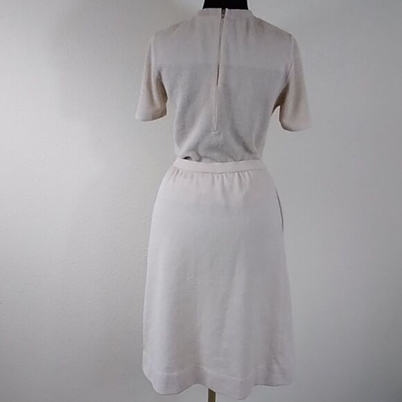Vintage James Kenrob By Dalton Knit Tow Pc Skirt and Blouse Size M - Picture 5 of 13